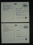 100667 / 0 - Philately / Czech Republic / Postal Stationery / Postcards
