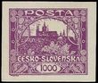 102305 / 53 - Filatelie / �SR I / Hrad�any 1918 - nezoubkovan�