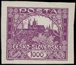 102306 / 54 - Filatelie / �SR I / Hrad�any 1918 - nezoubkovan�