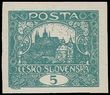 102391 / 30 - Philatelie / Tschechoslowakei 1918-39 / Hradschin 1918 - ungezähnt