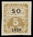 104059 / 483 - Philately / Czechoslovakia 1918-39 / Plebiscitary Zone SO 1920