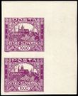 104126 / 15 - Philately / Czechoslovakia 1918-39 / Hradcany 1918 - Imperforated