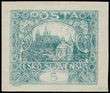 106366 / 8 - Philately / Czechoslovakia 1918-39 / Hradcany 1918 - Imperforated