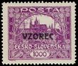 106399 / 27 - Philately / Czechoslovakia 1918-39 / Hradcany 1918 - Perforated