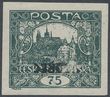 113582 / 0 - Philately / Czechoslovakia 1918-39 / Hradcany 1918 - Imperforated