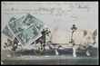 118366 / 0 - Picture Postcards / Theme / Heraldry, Coins in Card, Stamps in Cards...