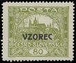 135999 / 0 - Philately / Czechoslovakia 1918-39 / Hradcany 1918 - Perforated