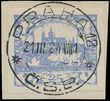 141606 / 0 - Philately / Czechoslovakia 1918-39 / Hradcany 1918 - Imperforated