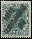 142717 / 0 - Philatelie / Tschechoslowakei 1918-39 / Aufdruck P� 1919