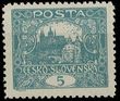 28422 / 127 - Philately / Czechoslovakia 1918-39 / Hradcany 1918 - Perforated