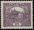 28423 / 145 - Philately / Czechoslovakia 1918-39 / Hradcany 1918 - Perforated