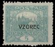 28851 / 128 - Philately / Czechoslovakia 1918-39 / Hradcany 1918 - Perforated