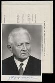 29190 / 3771 - Autographs / Politicians and Public Actors