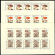 31474 / 1749 - Philately / Czechoslovakia 1945-92 / Blocks of Ten