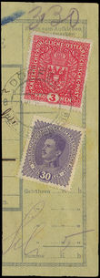 32409 / 7 - Philately / Czechoslovakia 1918-39 / Forerunners 1918-19