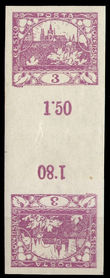 36664 / 47 - Philately / Czechoslovakia 1918-39 / Hradcany 1918 - Imperforated