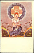 40782 / 0 - Picture Postcards / Theme / Firemen, catastrophes