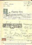 43167 / 4440 - Invoices, Fiscal Stamps