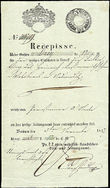 43508 / 4438 - Invoices, Fiscal Stamps