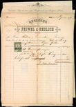 45665 / 4442 - Invoices, Fiscal Stamps