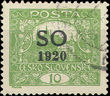 47406 / 0 - Philately / Czechoslovakia 1918-39 / Plebiscitary Zone SO 1920