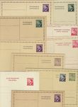 47496 / 981 - Philately / Postal Stationery B. and M. / Postcards