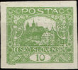 49974 / 49 - Philately / Czechoslovakia 1918-39 / Hradcany 1918 - Imperforated