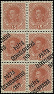 52190 / 243 - Philately / Czechoslovakia 1918-39 / Overprints 1919