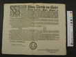 61736 / 3154 - Historical Documents / Circulars, Bulletins