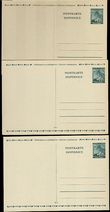 62198 / 800 - Philately / Postal Stationery B. and M. / Postcards