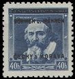 62502 / 744 - Philately / Bohemia and Moravia / Overprint Issue