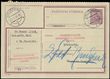 65326 / 0 - Philately / Postal Stationery CZE 1918-39 / Claim Cash on Delivery Card