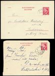 71352 / 0 - Philately / Postal Stationery B. and M. / Lettercards