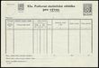 71364 / 0 - Philately / Postal Stationery CZE 1918-39 / Blank Forms
