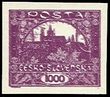 73348 / 54 - Philately / Czechoslovakia 1918-39 / Hradcany 1918 - Imperforated