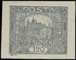 74158 / 49 - Philately / Czechoslovakia 1918-39 / Hradcany 1918 - Imperforated
