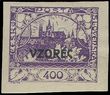 74586 / 52 - Philately / Czechoslovakia 1918-39 / Hradcany 1918 - Imperforated