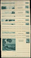 75811 / 888 - Philately / Postal Stationery B. and M. / Postcards