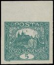 76722 / 15 - Philately / Czechoslovakia 1918-39 / Hradcany 1918 - Imperforated