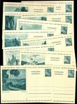 77898 / 972 - Philately / Postal Stationery B. and M. / Postcards