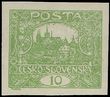 78441 / 55 - Philately / Czechoslovakia 1918-39 / Hradcany 1918 - Imperforated
