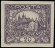 78446 / 164 - Philately / Czechoslovakia 1918-39 / Hradcany 1918 - Trial Prints