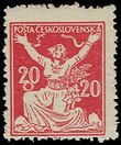 78743 / 352 - Philately / Czechoslovakia 1918-39 / Breaking Chains 1920
