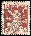 80249 / 357 - Philately / Czechoslovakia 1918-39 / Breaking Chains 1920