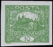 80833 / 53 - Philately / Czechoslovakia 1918-39 / Hradcany 1918 - Imperforated