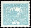 81004 / 51 - Philately / Czechoslovakia 1918-39 / Hradcany 1918 - Perforated