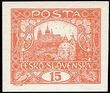 81021 / 23 - Filatelie / �SR I / Hrad�any 1918 - nezoubkovan�
