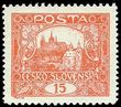 81027 / 54 - Philately / Czechoslovakia 1918-39 / Hradcany 1918 - Perforated