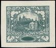 81525 / 71 - Philately / Czechoslovakia 1918-39 / Hradcany 1918 - Trial Prints