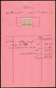 82080 / 3397 - Invoices, Fiscal Stamps
